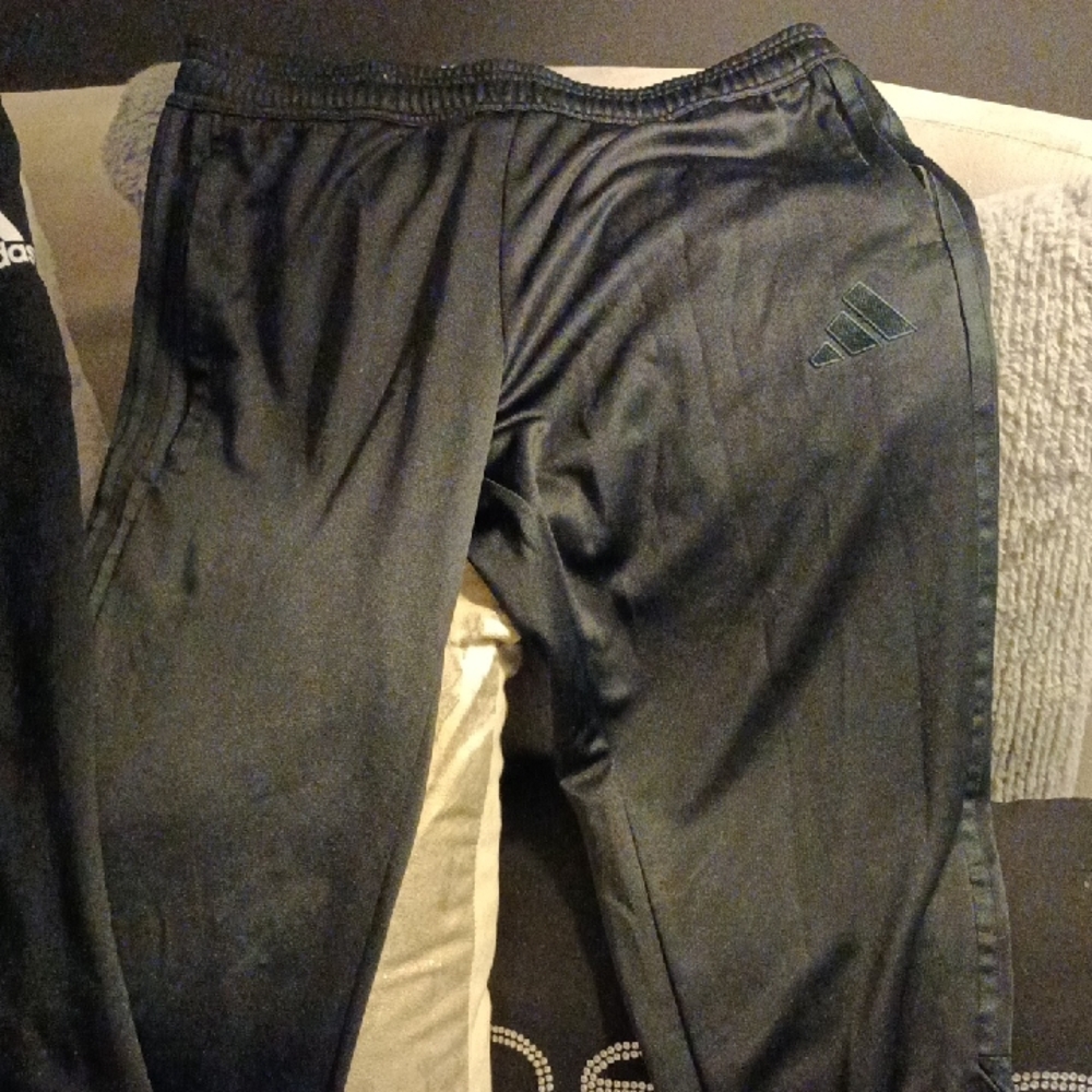 Adidas Dark Gray Athletic Pants